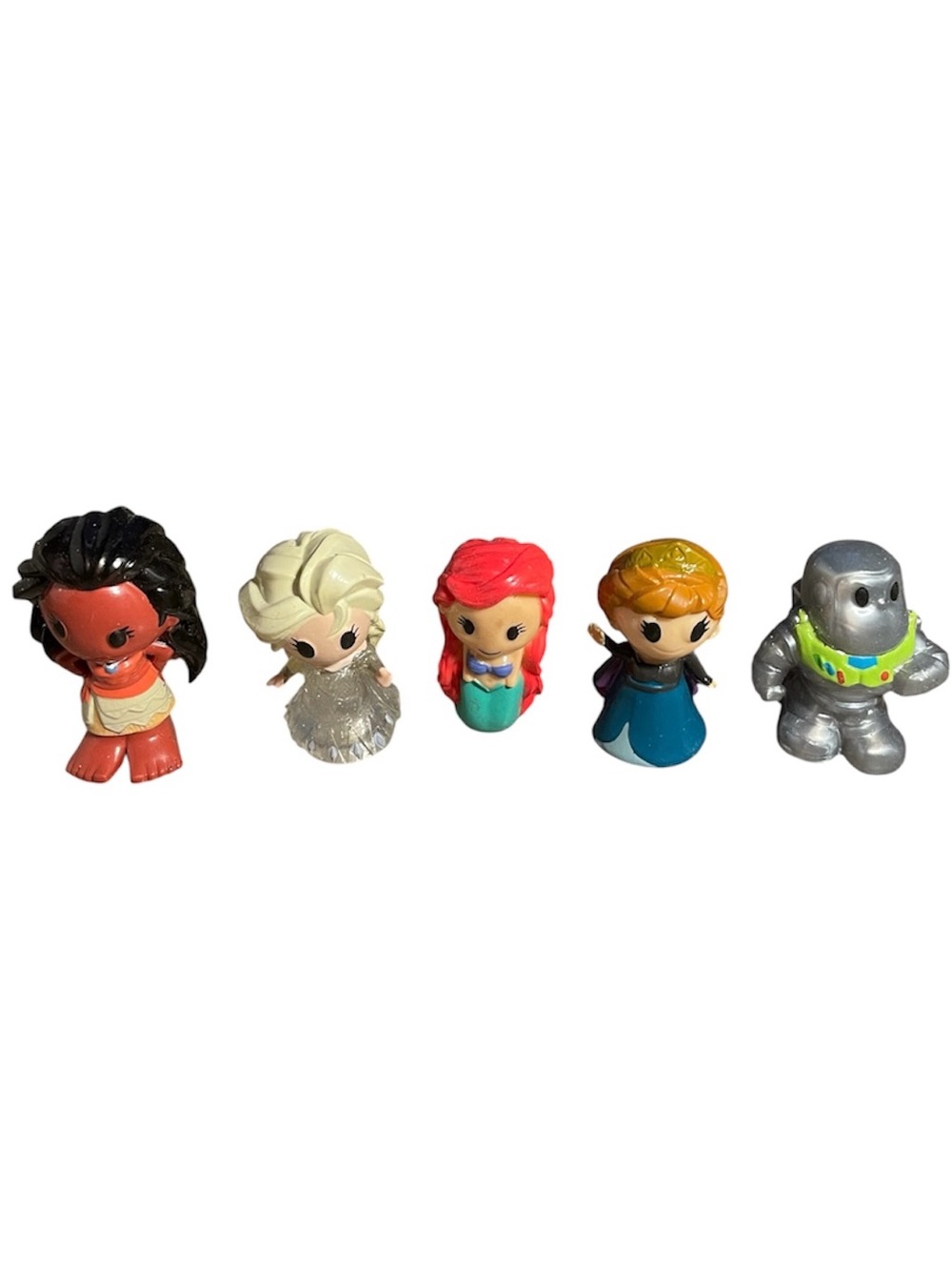 Disney Mini Figurine Set - Red, Silver, White, Blue, Orange